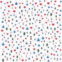 Flat Wellness Icons Seamless Pattern for Health and Fitness Background vector