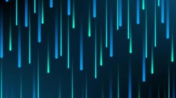 Abstract Blue Green Vertical Lines Light Streaks Loopable Motion Background Digital Futuristic Technology Data Stream Design video