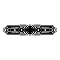 Abstract Circuit Board Element, Technology. vector