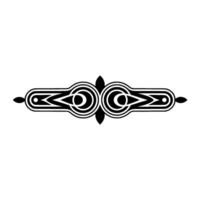 Elegant Black and White Geometric Element vector