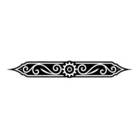 Elegant Steampunk Border with Gears and Swirls vector