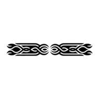 Abstract Black Border Ornament on Gradient Background vector
