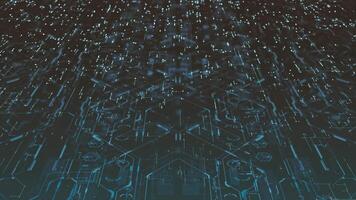Digital Futuristic 3D Background video