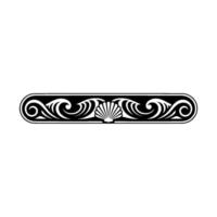 Elegant Decorative Seashell Border vector