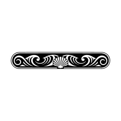 Elegant Decorative Seashell Border
