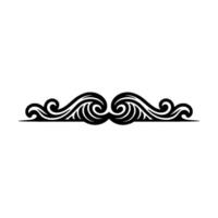 Abstract Wave Border Decorative Ornament vector