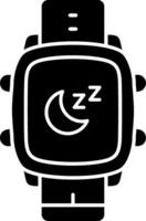 Smart Watch Sleep Mode Tracker vector