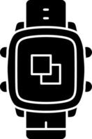 Copy Text Command on Smart Watch vector