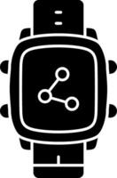 Smart Watch Content Share Icon vector