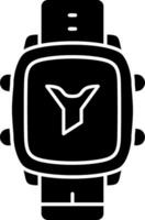 Funnel Filter Feature in Smart Watch vector