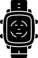 Smart Watch Face ID Recognition vector
