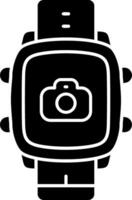 Camera Control Function on Smart Watch vector