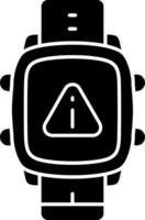 Smart Watch Error Alert Display vector
