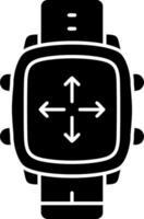 Move Activity Tracker on Smart Watch vector