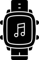 Smart Watch Music Player Shortcut vector