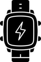 Smart Watch Current Weather Display vector