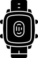 Fingerprint ID Unlock on Smart Watch vector