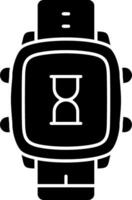 Smart Watch Hourglass Timer Feature vector