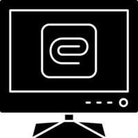 Attachment Smart TV Control Icon vector