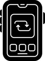 Repeat Refresh Cycle Icon vector
