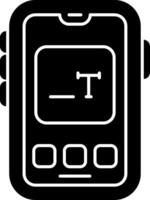 Typing Input Text Icon vector