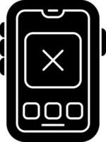 Multiply Symbol Calculator Icon vector