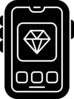 Luxury Diamond Feature Icon vector