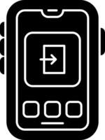 Exit Leave App Icon vector