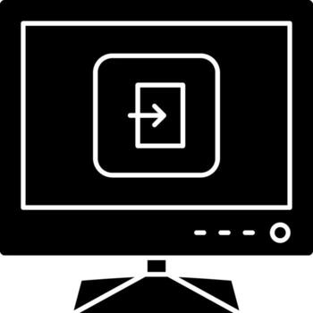 Smart TV Exit Application Option vector