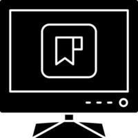 Smart TV Bookmark Channel Function vector