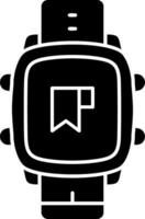 Smart Watch Bookmark Save Feature vector
