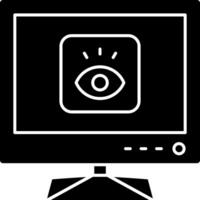 View Content on Smart Television vector
