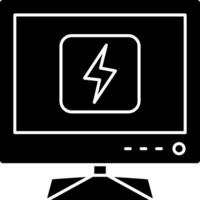Current Status Display on Smart TV vector