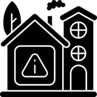 Smart Home Error Notification Symbol vector