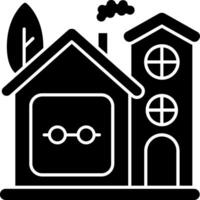 Smart Home Eyeglasses Tracker Icon vector
