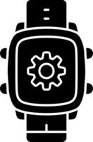 Smart Watch System Settings Icon vector