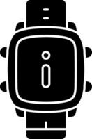 Info Button for Smart Watch Help Menu vector