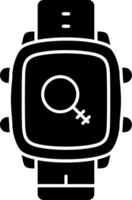 Search Function Icon for Smart Watch vector