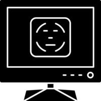 Face ID Login on Smart Television vector
