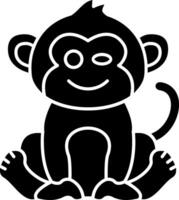 Flirty Monkey Look Solid vector