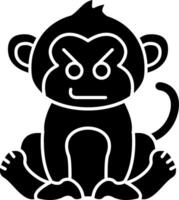 Bad Monkey Behavior Solid vector