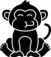 Congratulation Monkey Pose Solid vector