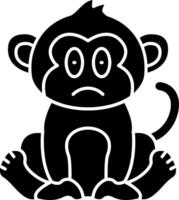 Flushed Monkey Cheeks Solid vector