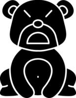 Persevering Bear Mood Solid vector