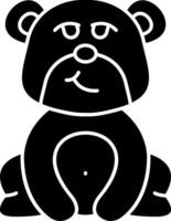 Wry Smile Bear Solid Expression vector
