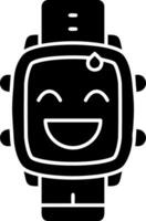 Tired emotion solid watch face design vector