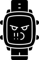 Pressure mood solid watch face vector