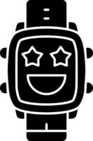Starstruck emotion solid watch dial vector