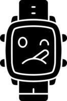 Thermometer face solid watch dial vector