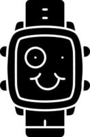 Zany face solid watch dial vector